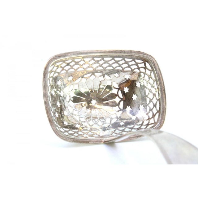Silver Dusting Spoon with Scalloped Edges Handle For Sale - Image 4 of 8