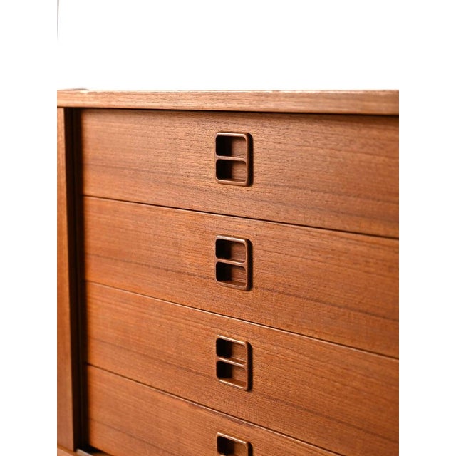 Scandinavian Teak Sideboard, 1960s For Sale - Image 9 of 11
