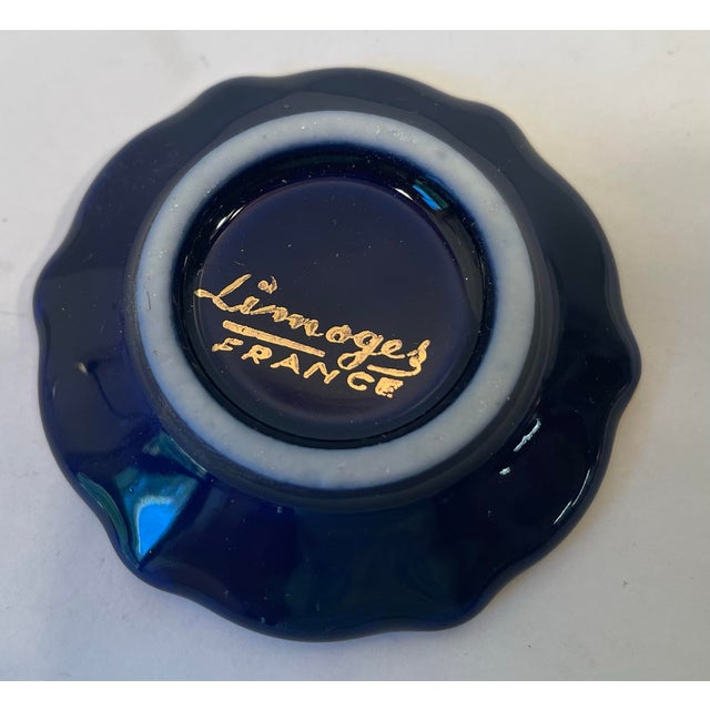 French Limoges Hand Painted Petite Plate For Sale In Dallas - Image 6 of 6