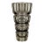 1930s Art Deco Faceted Smoky Crystal "Stepped" Prism Vase by Josef Hoffmann for Moser For Sale