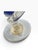 1980s Signed Marino Santi Murano Blue Glass Vase For Sale - Image 9 of 15