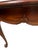 1930s French Louis XV Style Walnut Coffee Table With Cabriole Legs and Scalloped Top 1930's For Sale - Image 5 of 6