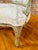 Wood French Painted Chairs, Reupholstered, a Pair For Sale - Image 7 of 11