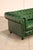 Chesterfield Style Green Leather Sofa For Sale - Image 10 of 16