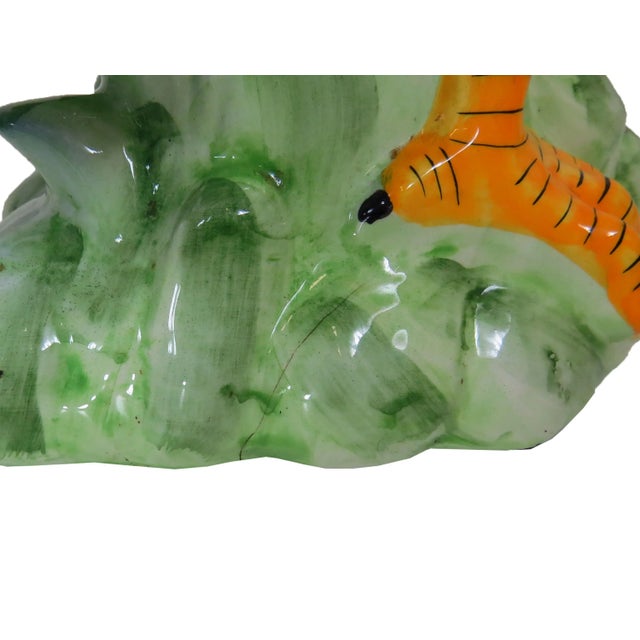 Vintage Extra Large Life-Size Italian Ceramic Rooster For Sale - Image 11 of 12