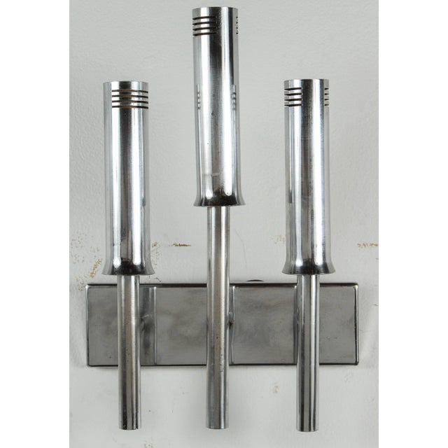 Italian 1970s Italian Sconces in the Manner of Scolari - a Pair For Sale - Image 3 of 8