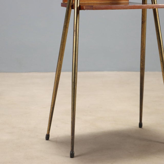 Mid 20th Century Vintage Cabinet with Brass Legs, 1960s For Sale - Image 5 of 8