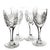 Late 20th Century Kusak Cut Glass Works Chantilly Lace Crystal Water Goblets, Set of 4 6.5" For Sale - Image 5 of 11