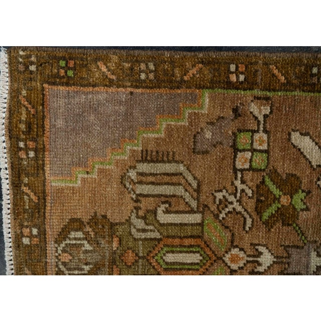 Turkish Mini Rug Oriental Hand Knotted Vintage Rug 1'7" x 3'6" #20644 Explore a curated collection of hallway runners,...