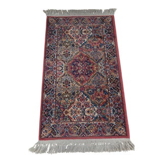 Karastan Pattern 717 Multicolor Panel Area Throw Rug For Sale