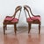 Red Fabric Armchairs, Set of 2 For Sale - Image 4 of 18