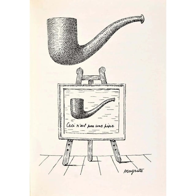 Title: Ceci N’est Pas Une Pipe Artist: Rene Magritte Country: Belgium Medium: Lithograph Marks:Signed in plate Size:...