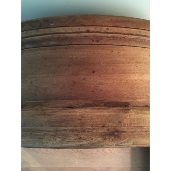 Arteriors Troy Acacia Wood Convex Mirror Chairish