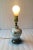 Mid 20th Century Small Faience Ceramic Lamp With Handpainted Birds For Sale - Image 4 of 7