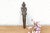 Masterfully Cast Antique Bronze Figural Vessel Cap For Sale In Los Angeles - Image 6 of 6