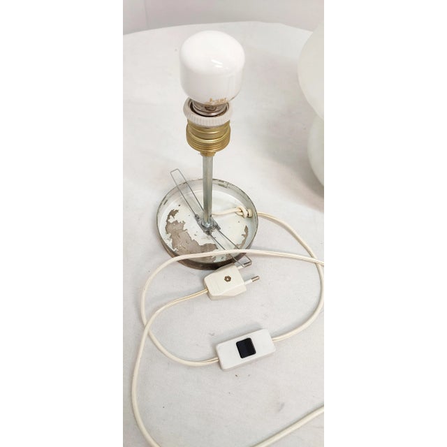 Murano Mushroom Table Lamp, Italy, 1970s For Sale - Image 11 of 12