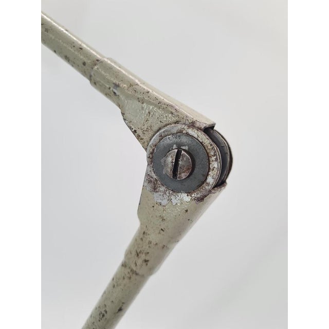 Black Mid-Century Modern Industrial Adjustable Desk Lamp, 1950s-1960s For Sale - Image 8 of 14