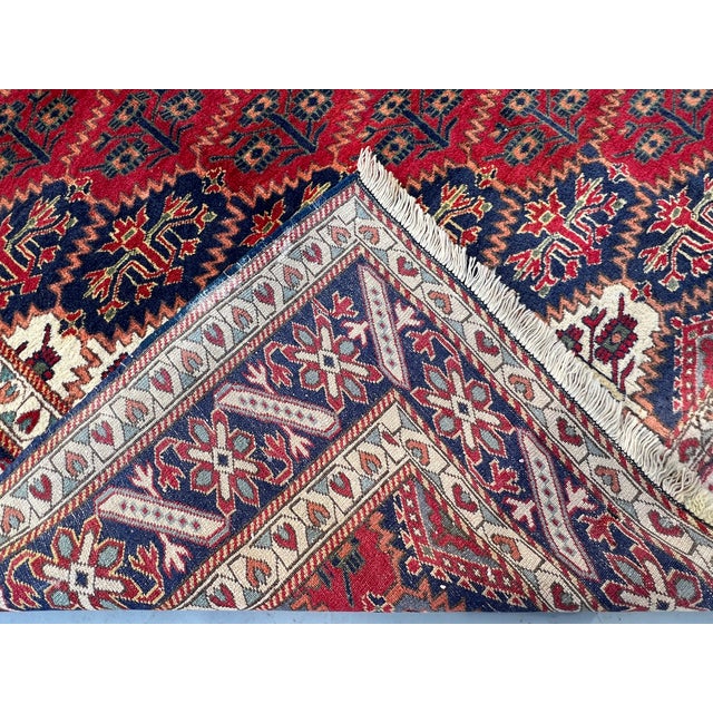 Caucasian Shirvan All-Over Blossom Lattice Tribal Rug - 6'8" X 5'4" For Sale - Image 13 of 13