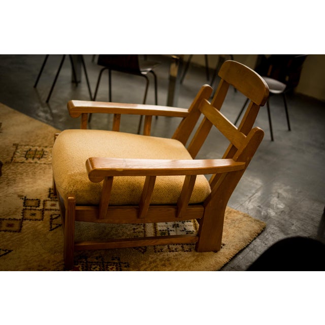 1980s Elm Armchairs from Maison Regain, 1980, Set of 2 For Sale - Image 5 of 8