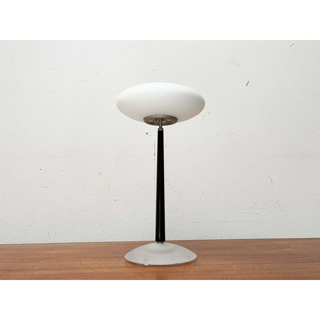 Postmodern Italian Black Model Pao T1 Table Lamp by Matteo Thun for Arteluce, 1990s For Sale - Image 14 of 18