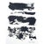 Black and White Abstraction 'Fields' Series #4 Joan Mitchell-inspired one-of-a-kind high-end framed original by Diane...