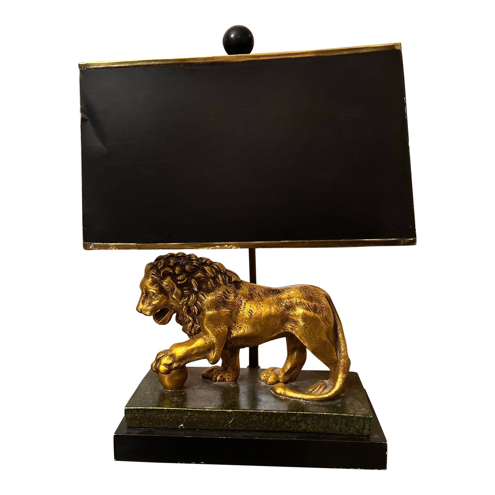 Mid-Century Lion Lamp With Shade | Chairish Mid-Century Lion Lamp With Shade | Chairish