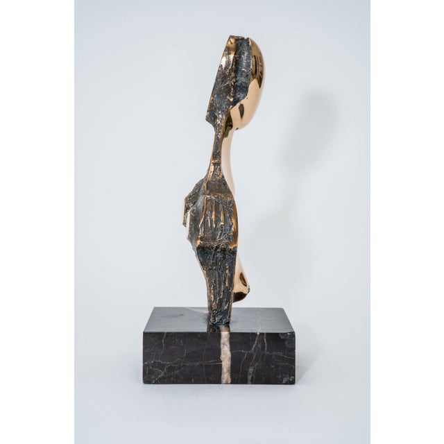 Bronze Vintage Antonio Kieff Bronze and Marble Figurative Male/ Female Sculpture Titled Tortura For Sale - Image 8 of 13