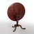 Antique Queen Anne Federal Mahogany Tilt Top Table With Bird Cage C1880 For Sale - Image 9 of 11