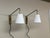 Design Plus Gallery presents a Pair of Flynn Wall Sconces from Serena & Lily. The sconces have a vintage pharmacy-...