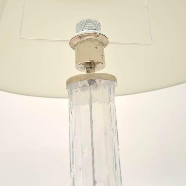 1960s Swedish Table Lamps by Carl Fagerlund for Orrefors, 1960s, Set of 2 For Sale - Image 5 of 9