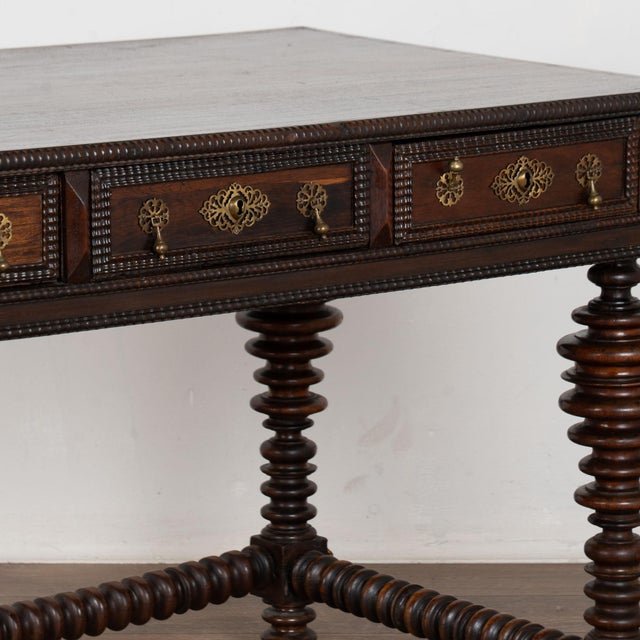 Late 18th Century Portuguese Chestnut Console Table For Sale - Image 9 of 17
