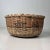 Japanese Woven Bamboo Basket with Calligraphy, 1950s For Sale - Image 10 of 10