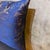 Handmade Blue Abstract Cushion Cover For Sale - Image 4 of 9