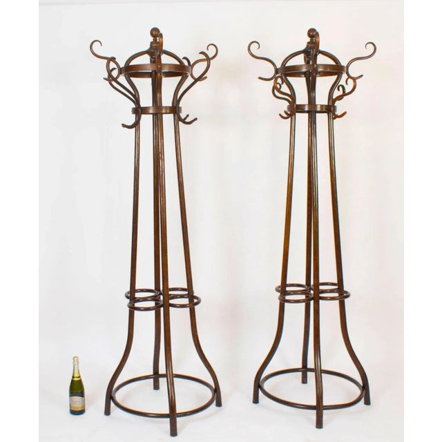 19th Century Victorian Bentwood Hall Umbrella Coat Stands, 1980s, Set of 2 For Sale - Image 11 of 13