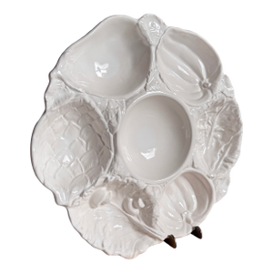 Portuguese Majolica Vegetable Platter by Neto & Gomes