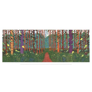 "The Arrival of Spring in Woldgate, East Yorkshire" by David Hockney For Sale