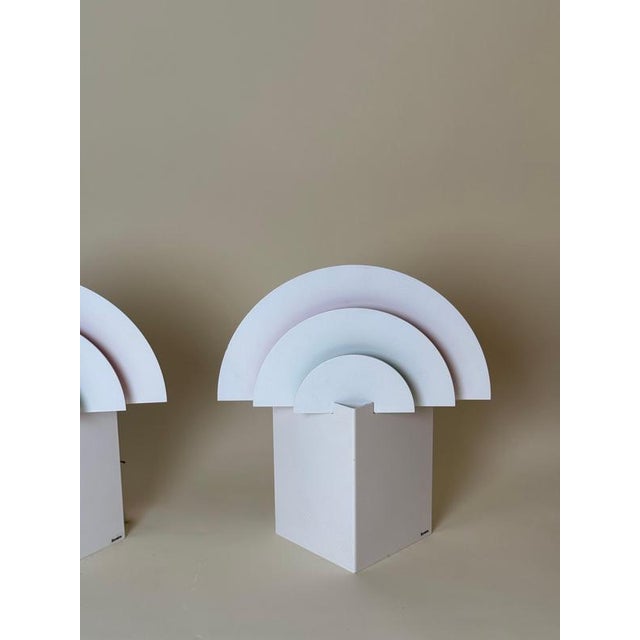 Swedish No Neon Wall Lights attributed to Olle Andersson for Boréns, 1980s, Set of 2 For Sale - Image 10 of 18