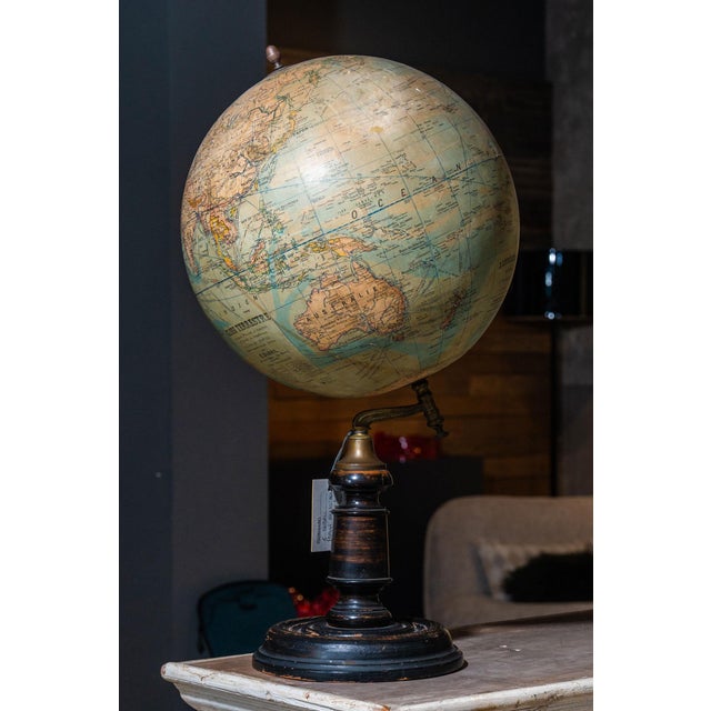 World Map Globe from E. Dubail, 1890s For Sale - Image 4 of 4