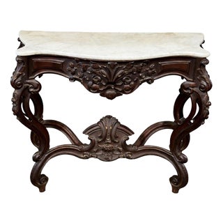 Romantic Console Table, 19th Century For Sale