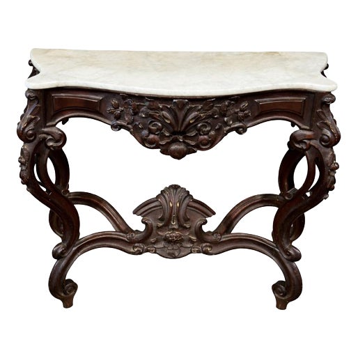 Romantic Console Table, 19th Century For Sale