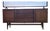 Rare Mid-Century Modern BaBassett Monterey Walnut 9-Drawer Lowboy Dresser by Leo Jiranek With Rosewood X Inlays, Circa 1962-1963 For Sale