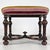 Antique English William and Mary Style Mahogany Stool, 1800s For Sale - Image 3 of 11
