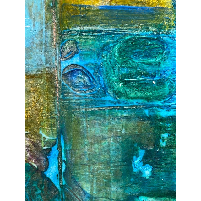 Contemporary Abstract Original Painting "Stormy Day" by Artist Sonia Gold For Sale - Image 4 of 13