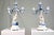 Create a breathtaking tablescape with this amazing pair of candelabra. Comprised of two individual porcelain ladies (each...