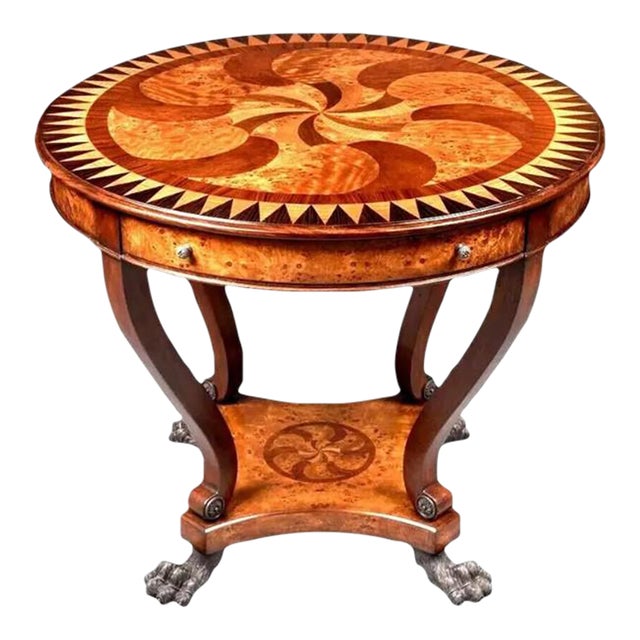 Theodore Alexander "Swirling Teardrops" Center Table For Sale