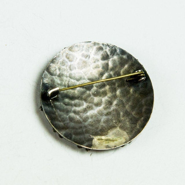 Handcrafted rare hungarian arts and crafts jewellery, from the 1970's period. 12g