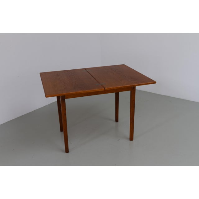 Mid-Century Modern Mid-Century Danish Compact Folding Oak Dining Table attributed to Børge Mogensen, 1950s For Sale - Image 3 of 18