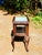 Antique Solid Oak Vitrine Cabinet Serving Bar Tea Cart Trolley For Sale - Image 17 of 18