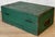 Green Antique Traditional Green Wood Stanley Tool Box Storage Chest For Sale - Image 8 of 10