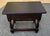 Wood Antique Hand Hewn Side Table With Drawer and Pegged Construction For Sale - Image 7 of 8